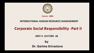 International Human Resource Management | AKTU Digital Education