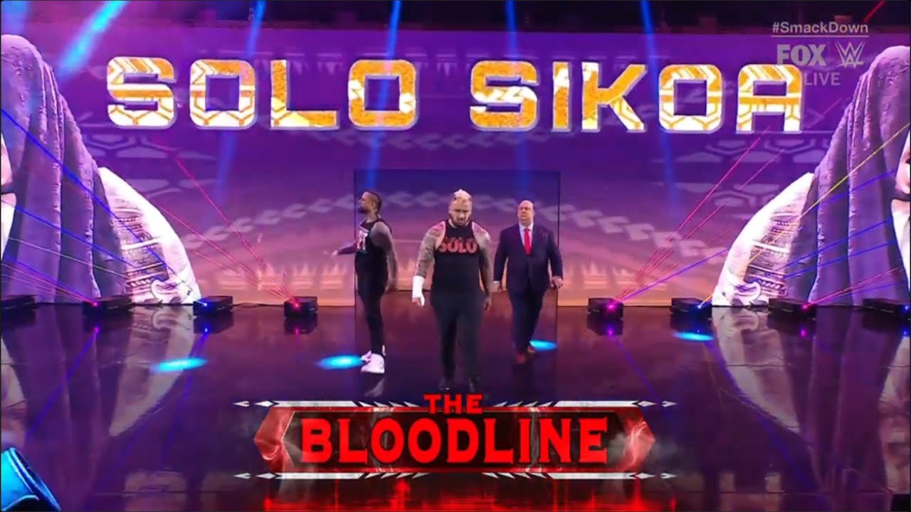 The Bloodline Entrance   WWE SmackDown April 12 2024