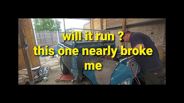 will it run? the first start of project numb nuts. my land rover series 3 This one nearly broke me