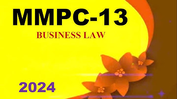 IGNOU MMPC-13 Solved Assignment 2024 For January 2024 and July 2024 Sessions