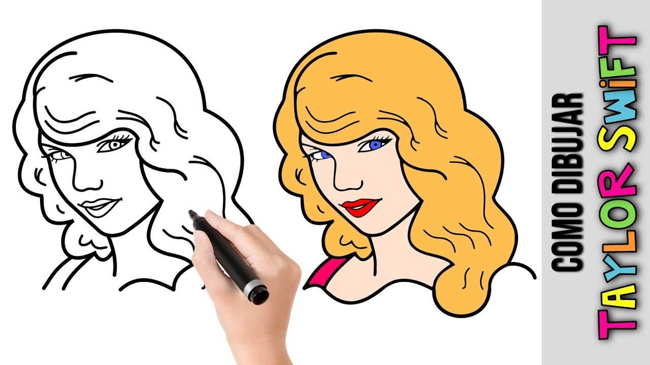 Como Dibujar A Taylor Swift 👱‍♀️ Dibujos Para Dibujar 👱‍♀️ Dibujos  Fáciles 👱‍♀️ Dibujando - thptnganamst.edu.vn