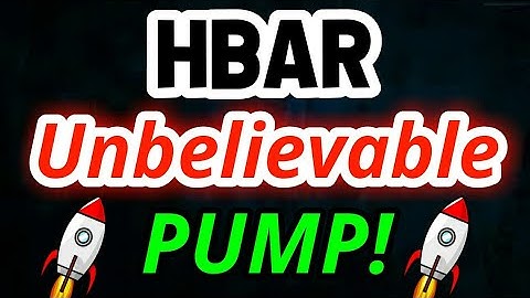 Hedera Hashgraph unbelievable Pump! || HEDERA Technical analysis || HBAR Price Prediction