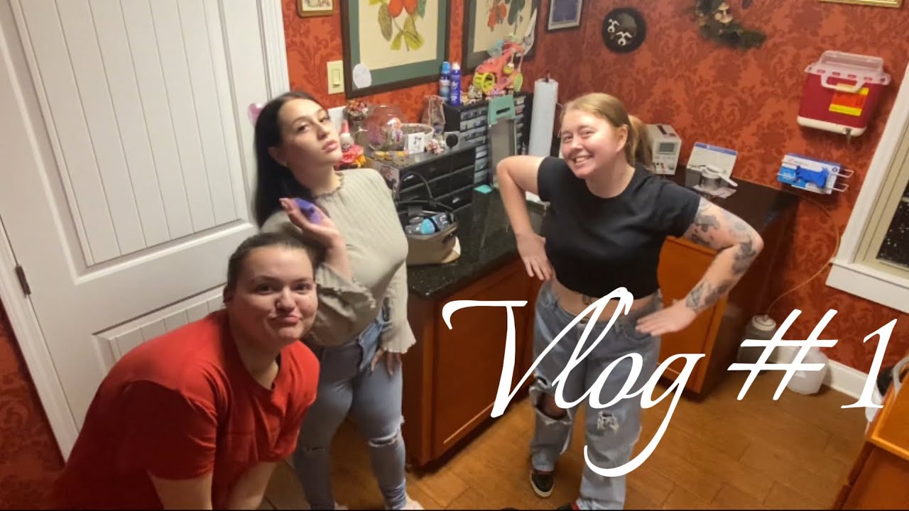 Vlog #1 | come with us to get Allie a dermal piercing 