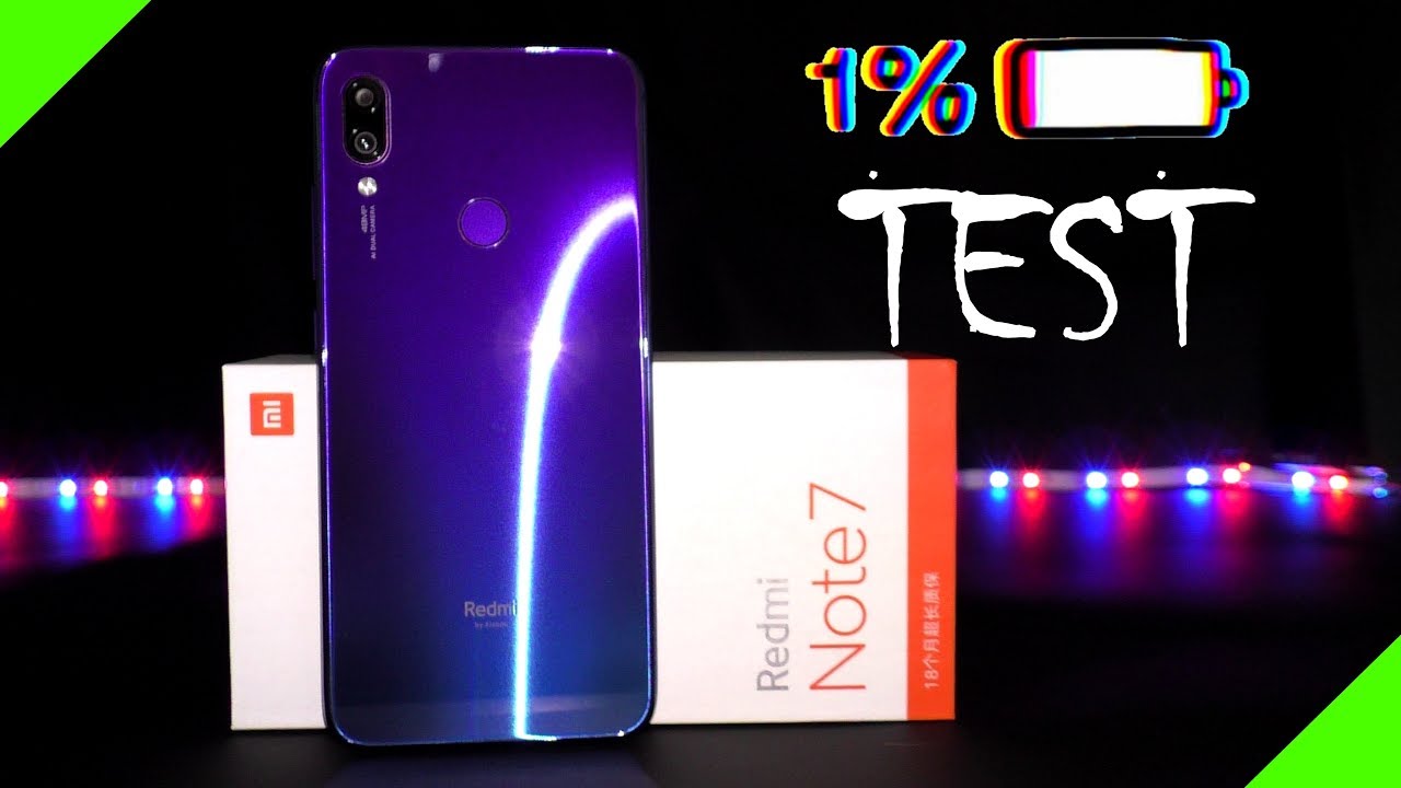 🔋ТЕСТ Батареи Redmi Note 7 👉 в YouTube от 100% до 0% - YouTube
