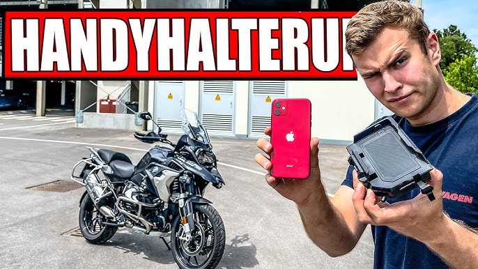 flowgoer Motorrad-Handyhalterung mit soliden verstärkten