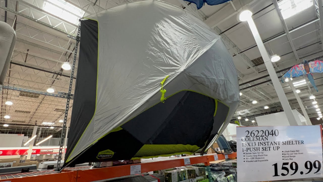 Coleman 13x13 Instant Shelter 1Push Set Up YouTube