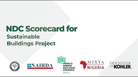 NDC Scorecard for Sustainable Buildings Project by GBCN