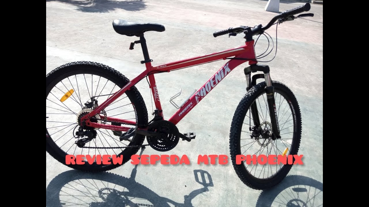 REVIEW SEPEDA  MTB  PHOENIX 172 MERAH MURAH YouTube