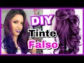 DIY | Como hacer TINTE DE CABELLO FALSO en Casa y que parezca REAL | NatyGloss