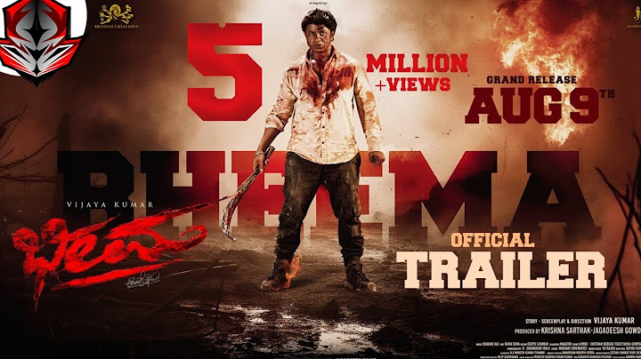 BHEEMA OFFICIAL TRAILER | VIJAY KUMAR | KANNADA | TRAILER..