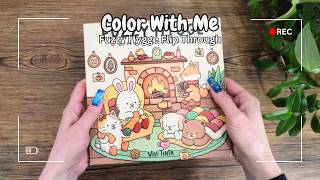 Vivi Tinta Coloring Book Flip Through | Fuzzy Hygge | This Coloring Book Is Worth It 🎨