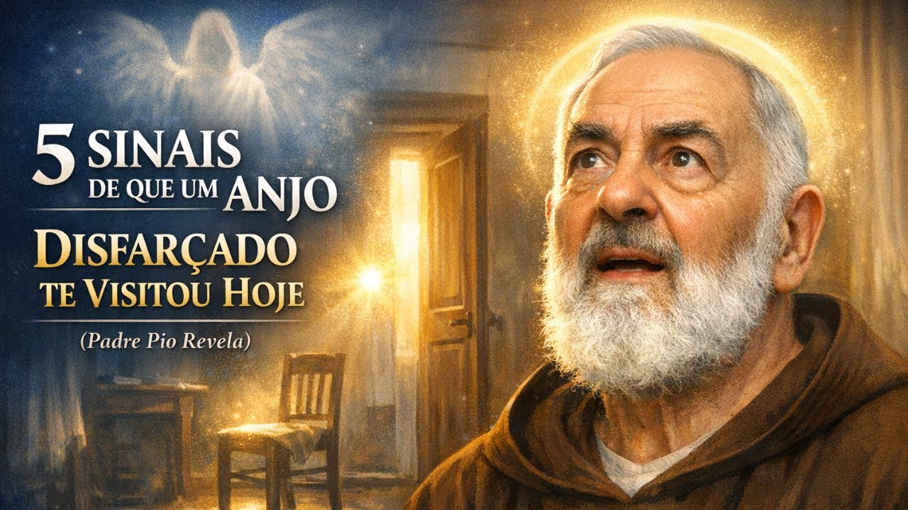 5 SINAIS de que um Anjo Disfarçado visitou sua casa hoje padre pio