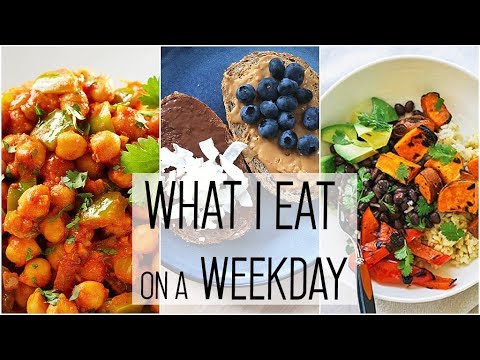 What I Eat in a Day on a Weekday! Healthy, Quick & Easy Meals for School/Work!