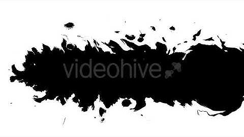 Several Ink Drops From Right To Left on Wet Paper 03 | Motion Graphics - Envato elements