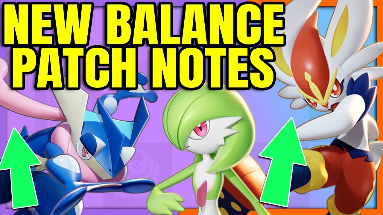 ATTACKER ARE BACK!! New Balance Patch Notes | Pokemon Unite