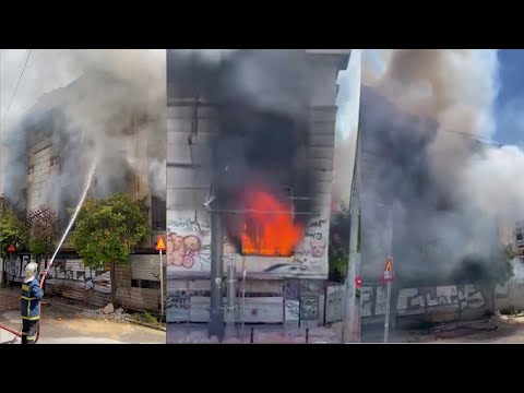 Φωτιά σε εγκαταλελειμμένο