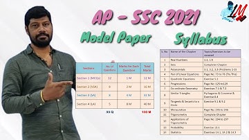 AP - SSC - 2021 Model Paper Analysis & Syllabus - LM 309