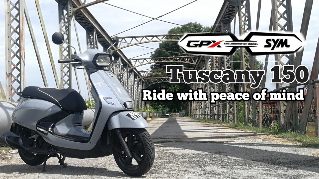 SYM Tuscany, Ride with Peace of Mind