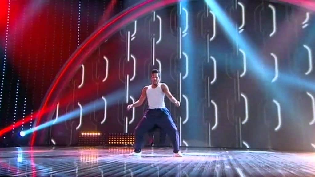 walliams and friend cast Michael Moral - Britain's Got Talent Live Semi-Final - International Version