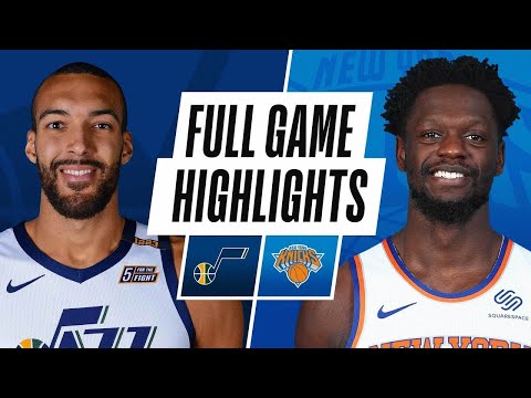 犹他爵士队vs纽约尼克斯队！NBA常规赛