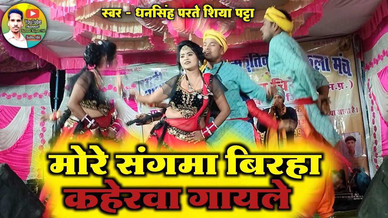 मोरे संगमा बिरहा कहेरवा गायले ददरिया गायले || धनसिंह परते शिया पट्टा || संपर्क नं 8103481017।
