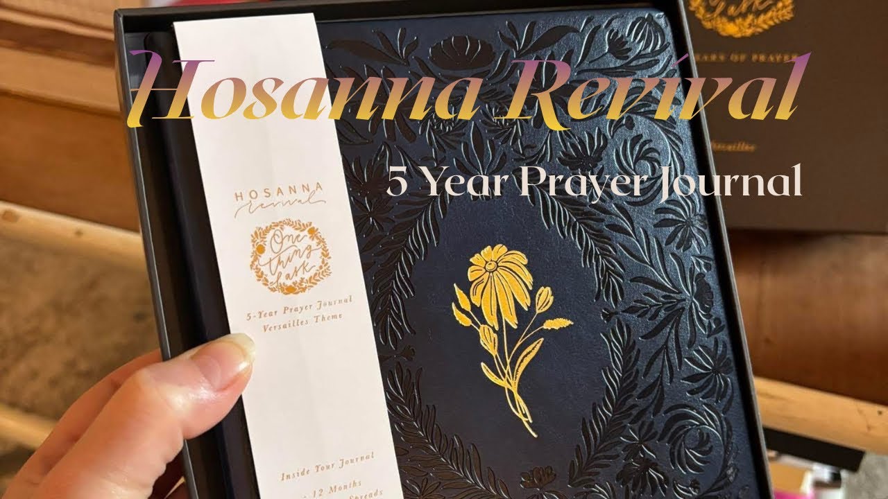 Новый молитвенный журнал! Распаковка молитвенного журнала «Осанна Возрождение» за 5 лет! Версаль 💙