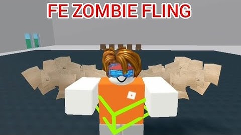 FE ZOMBIE FLING SCRIPT played at Roblox FENCING game - see script link on comments