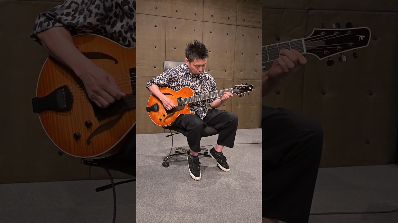 鈴木直人 (Naoto Suzuki) with #KikuchiGuitars Archtop 