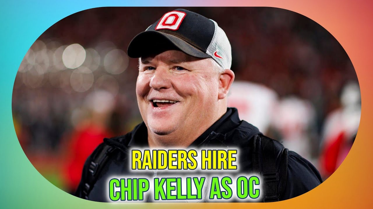 Chip Kelly Hired as Raiders OC Is This a Gamble Worth Taking? YouTube