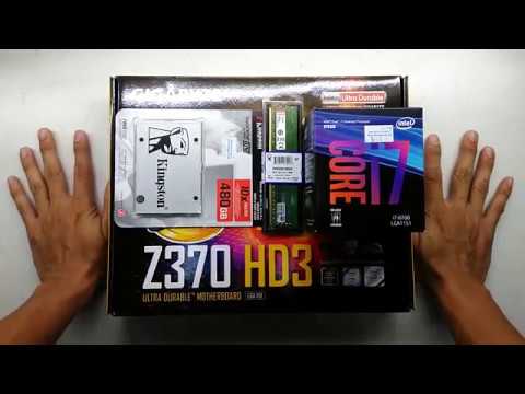 Intel Core i7 8700 with Gigabyte Z370 HD3