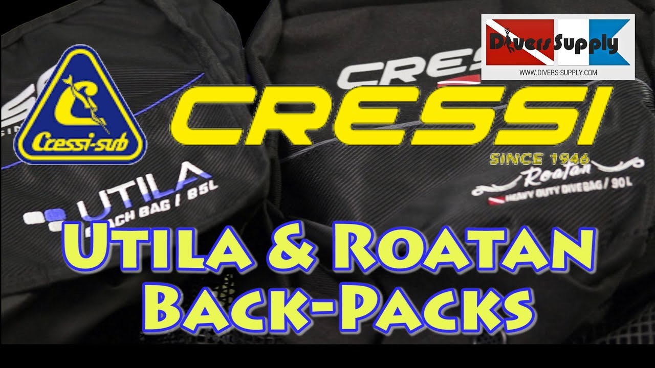 Cressi Utila Roatan Back Pack Bags** Excellent Dive Bags YouTube