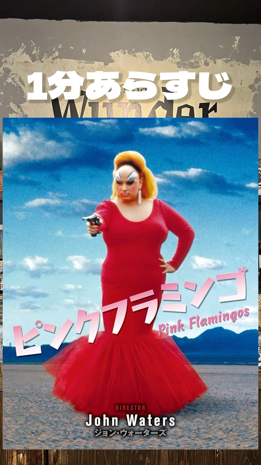 これぞ最低映画！】Pink Flamingos『ピンク・フラミンゴ』を1分