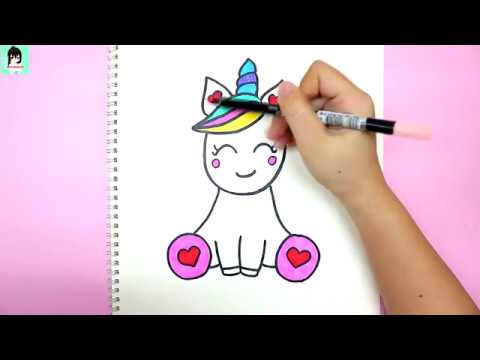 HƯỚNG DẪN VẼ CHÚ KỲ LÂN DỄ THƯƠNG / How To Draw A Cute Unicorn ...