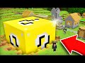 🪙QISHLOQDA ULKAN LUCKY BLOCK PAYDO BOʻLDI ?| MINECRAFT UZBRK TILIDA