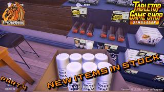 More money and items in stock! | Tabletop Game Shop Simulator Ep4