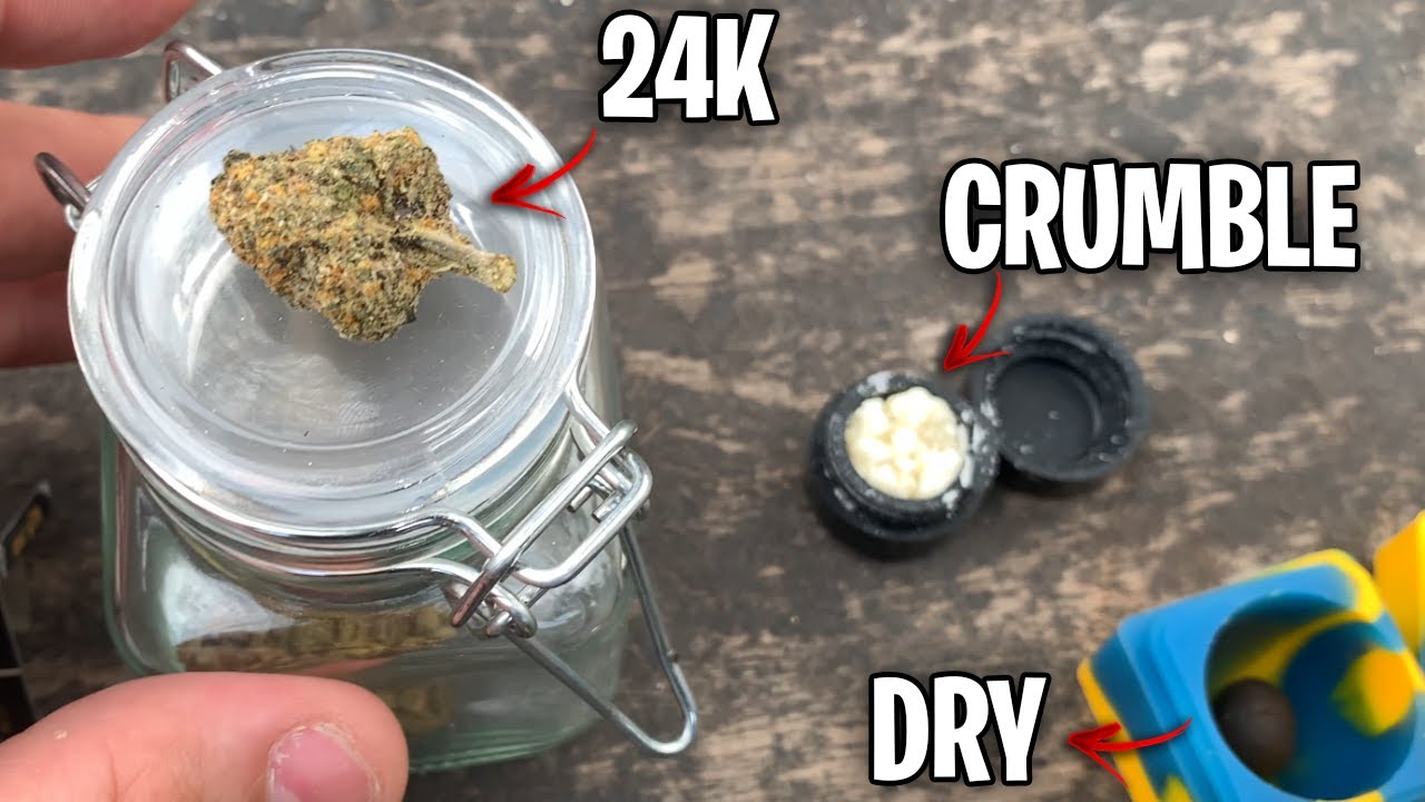 Crumble Ice Dry & Flor 24K • Fumando na Praia 🏖️