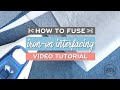 How to fuse iron-on interfacing to fabric