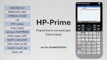 HP-Prime : Programmation One-Liners (unilignes)