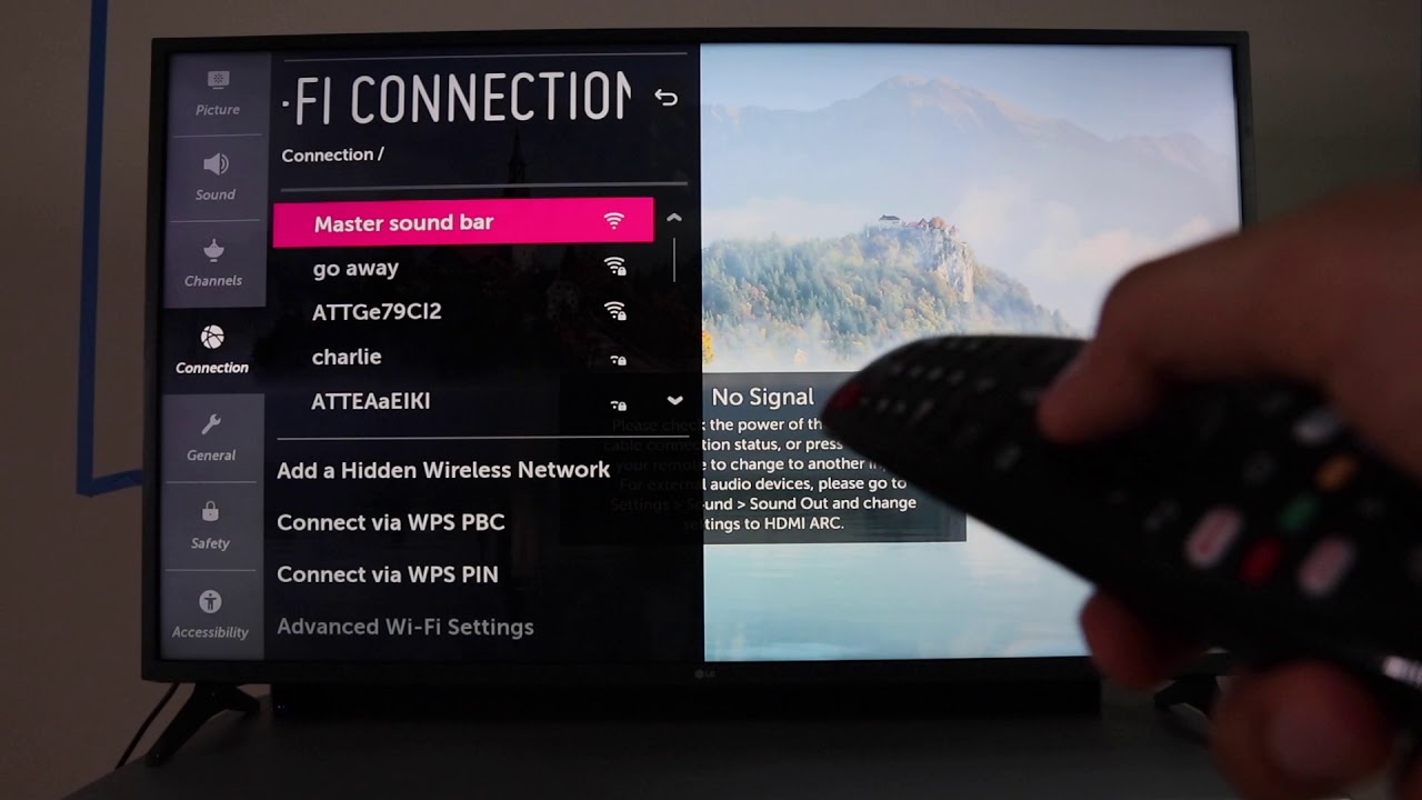 How to Connect LG Smart TV to WiFi - YouTube