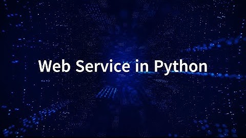 White Belt - Web Service in Python