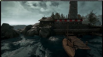 Own Unreal Engine 4 Game Models Showcase (Harbour) 144+ FPS