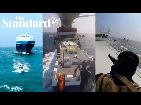 Yemen's Houthis share footage of militants 'hijacking' Galaxy Leader ship
