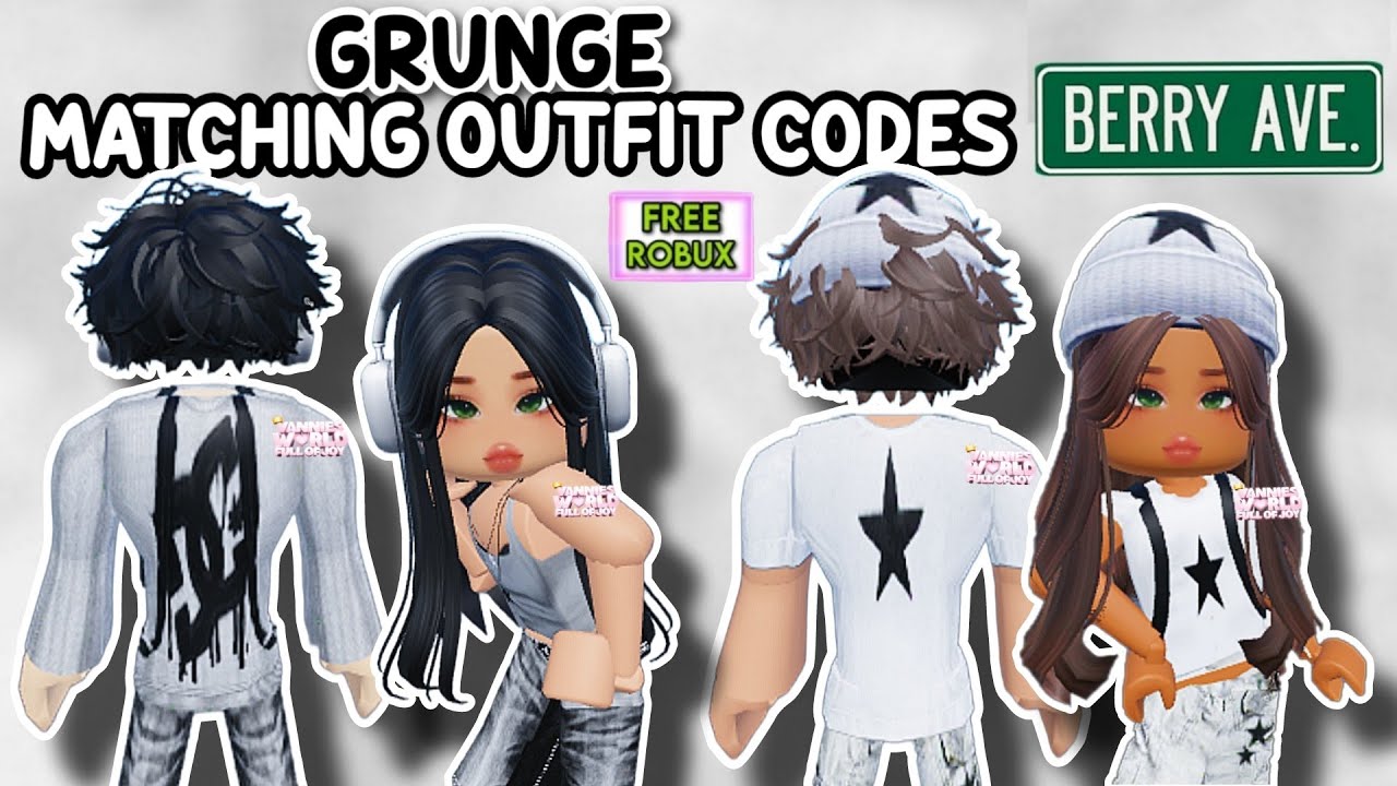 Emo & Grunge Outfits!, Codes & Links