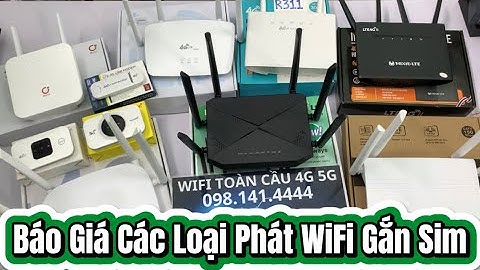 Chon sim 4g nào cho các thiết bị phát wifi năm 2024