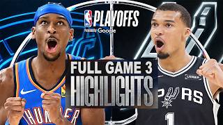 San Antonio Spurs vs Oklahoma City Thunder Full Game 3 - May 22, 2026 | NBA PLAYOFFS screenshot 4