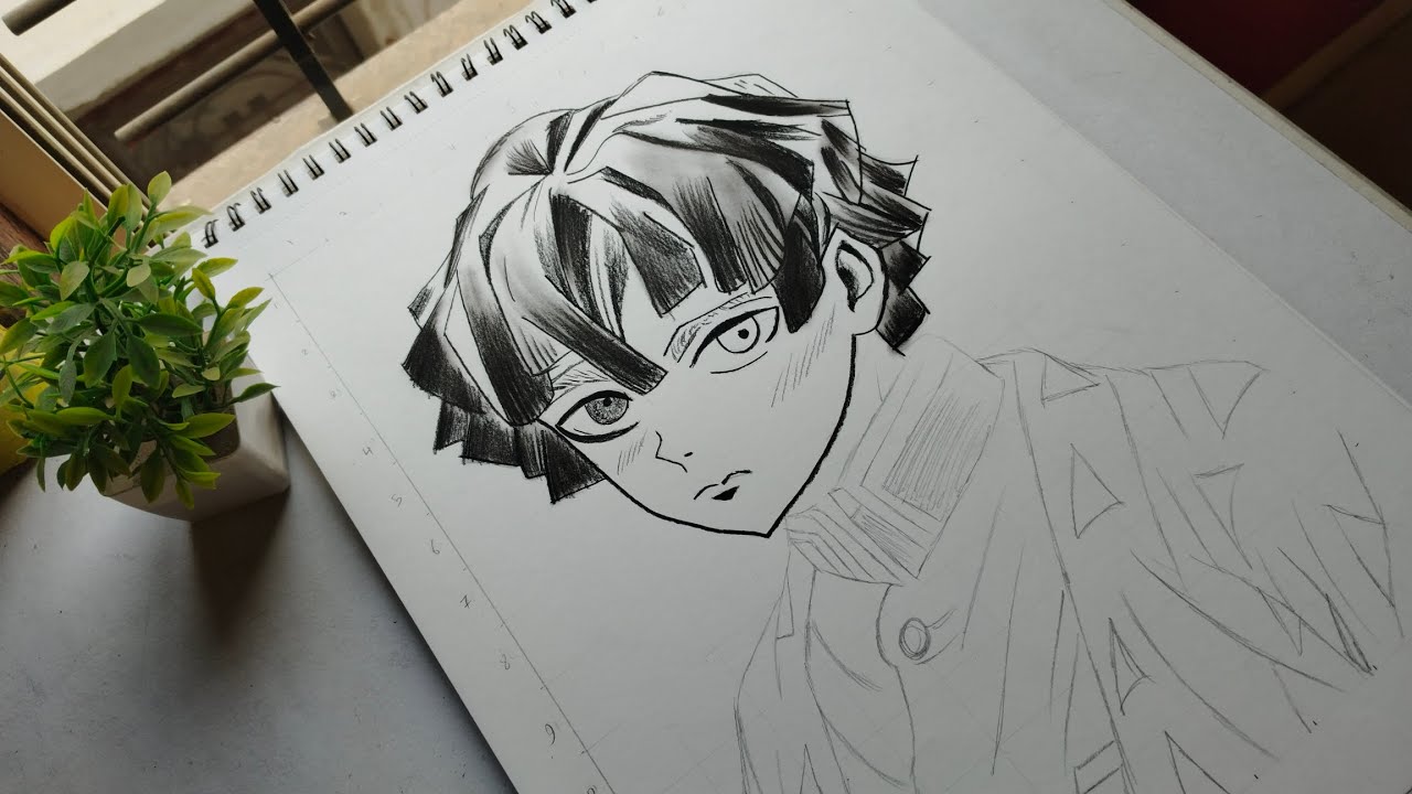 Anime character zenitsu hair shading 😵‍💫