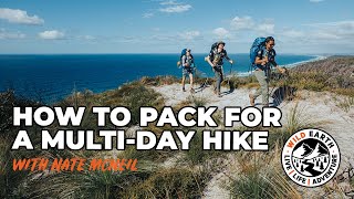 HOW TO PACK FOR A MULTI DAY HIKE