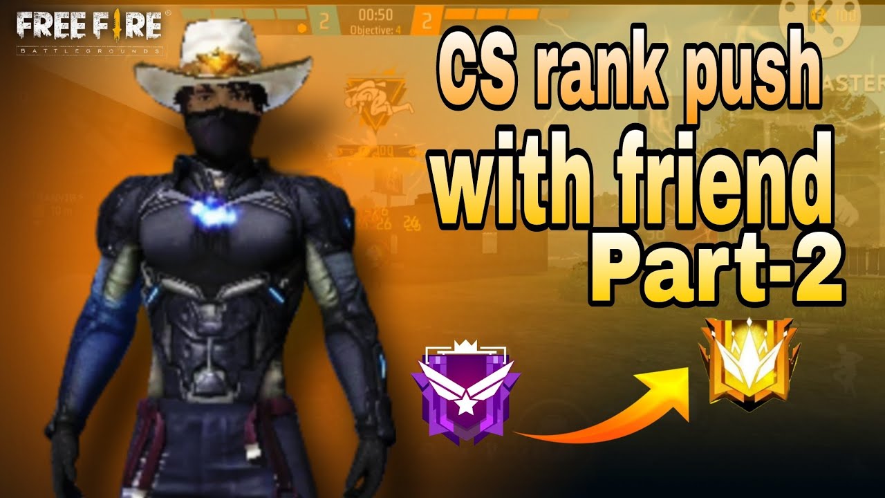 Free fire CS rank push with friend | CS rank gameay on mobile player ...