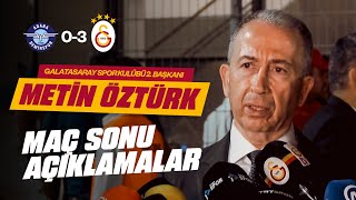 📺 Galatasaray SK 2. Başkanı Metin Öztürk'ün maç sonu açıklamaları | #ADSvGS by Galatasaray 26,762 views 1 month ago 3 minutes, 48 seconds