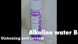 Amazon’s Alkaline water bottle  (Unboxing and review)  #amazon #Invigoratedwater #filters